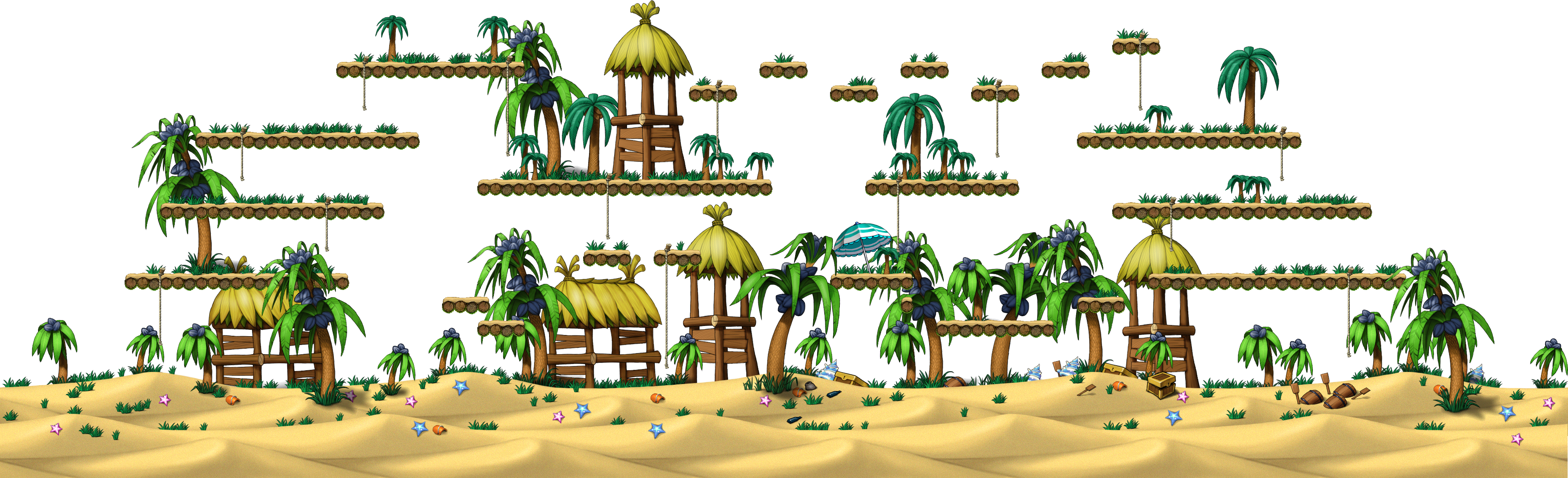 A Look-Out Shed Around the Beach