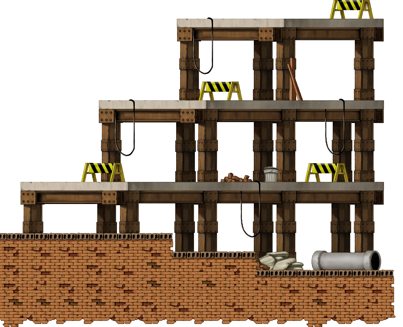 Caution Falling Down