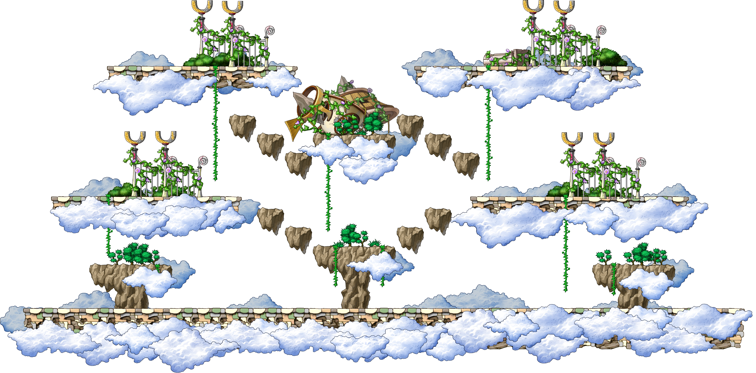 Disposed Flower Garden