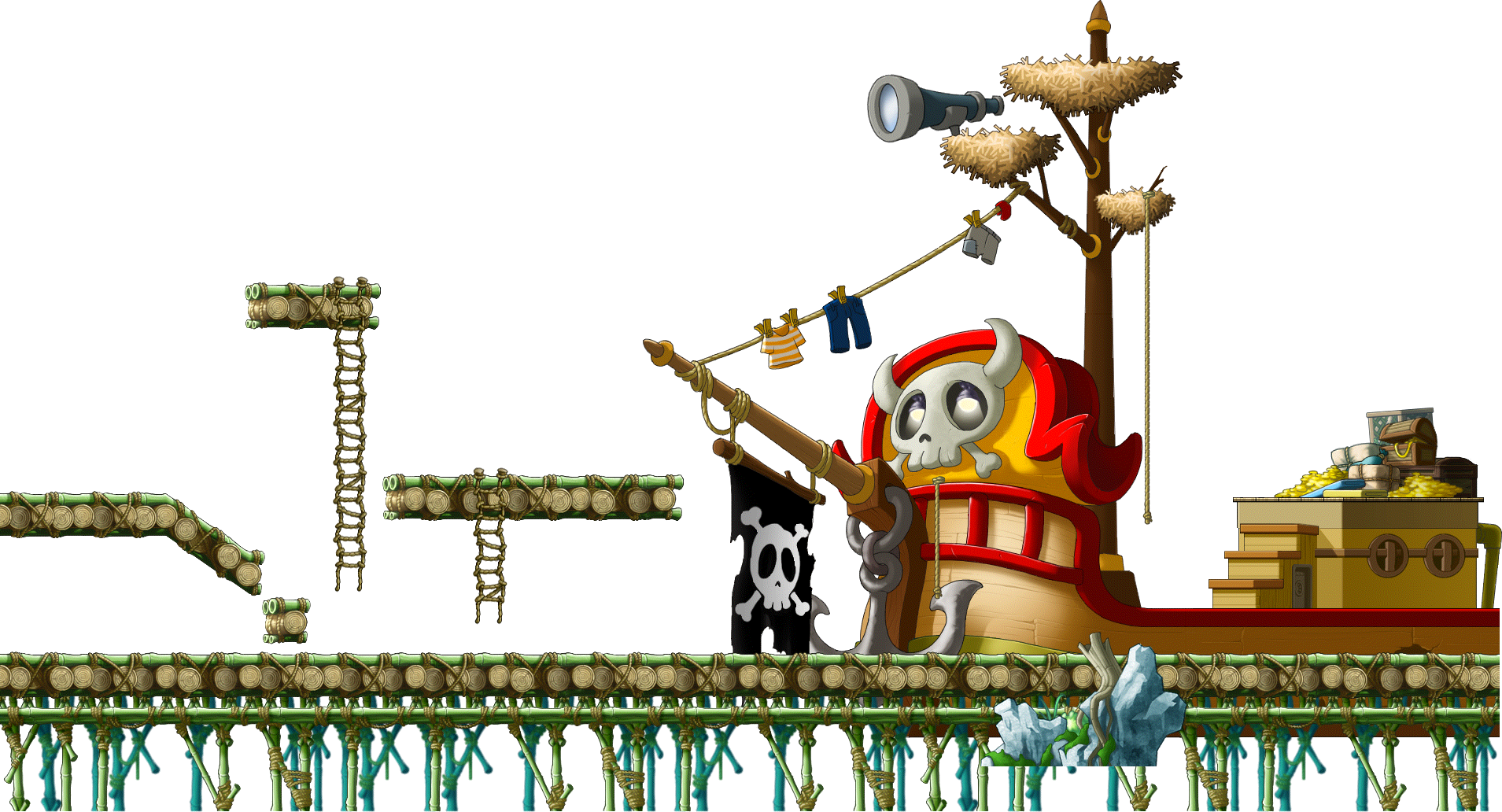 Red-Nose Pirate Den 1