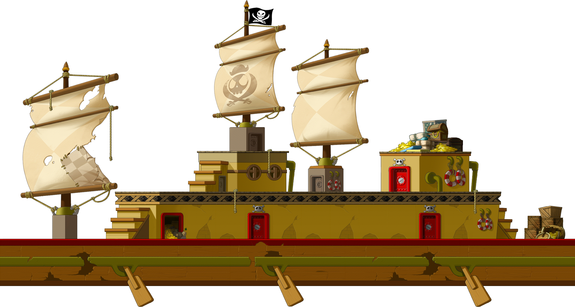 Red-Nose Pirate Den 2