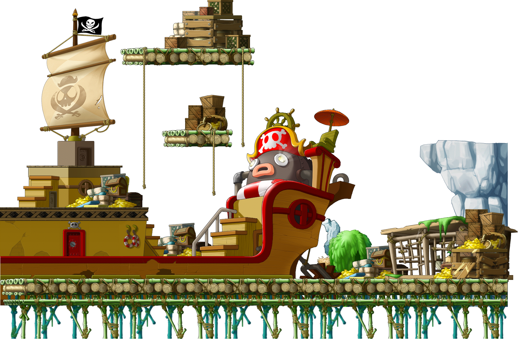 Red-Nose Pirate Den 3