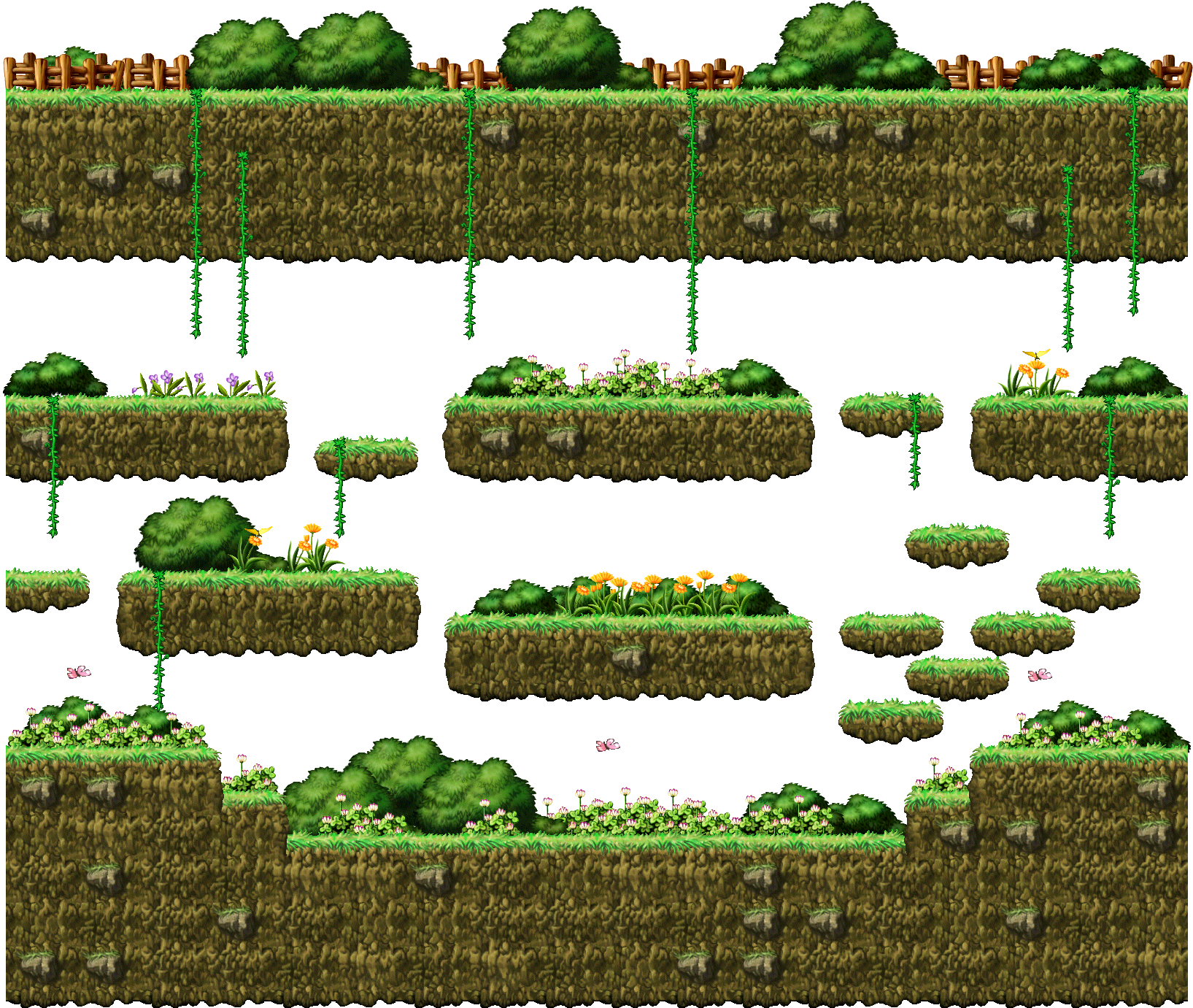 Snail Field of Flowers