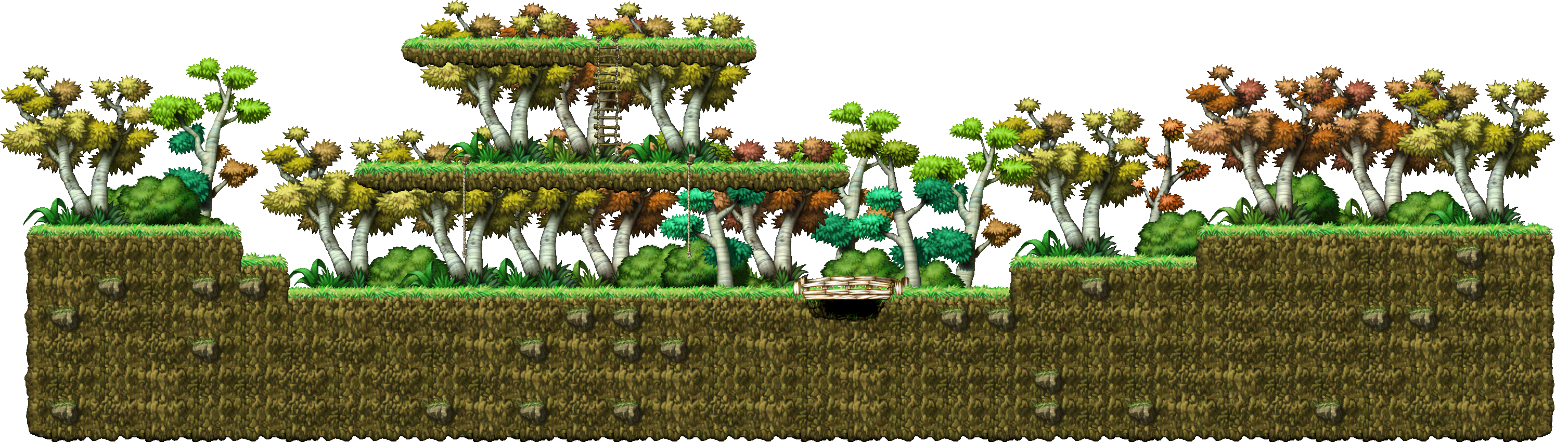 The Blue Mushroom Forest