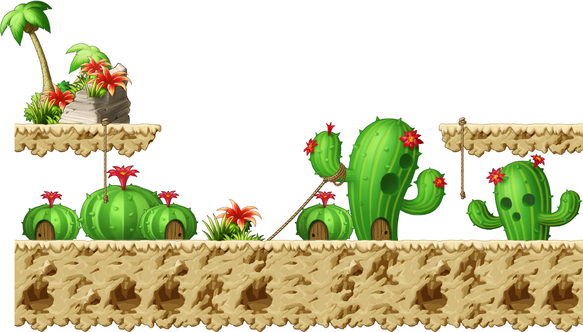 Young Catthus Desert