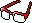 Red Half-Rimless Glasses